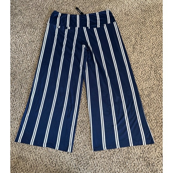 NWT Arolina Women's blue/white stripped classic & comfy‎ pants size XXXL - Picture 6 of 7